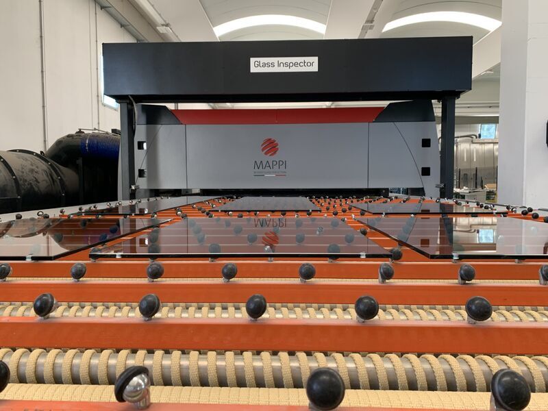 GLASS INSPECTOR TEMPER INSTALADO EN UN HORNO MAPPI